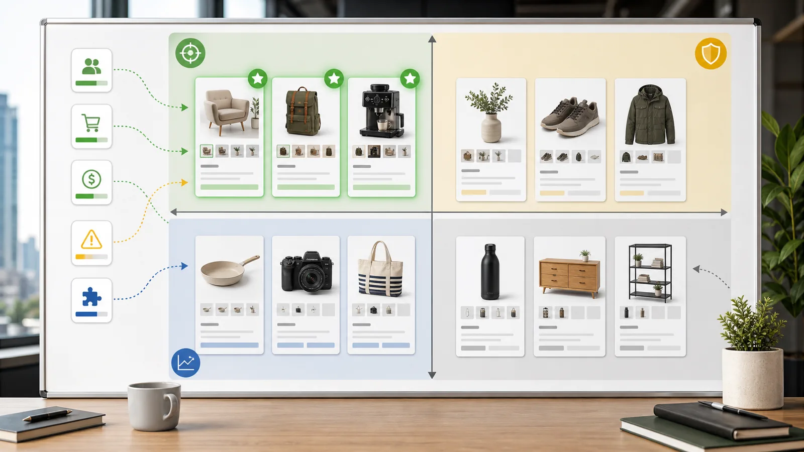 Shopify PDP prioritization matrix for traffic revenue proof and change risk