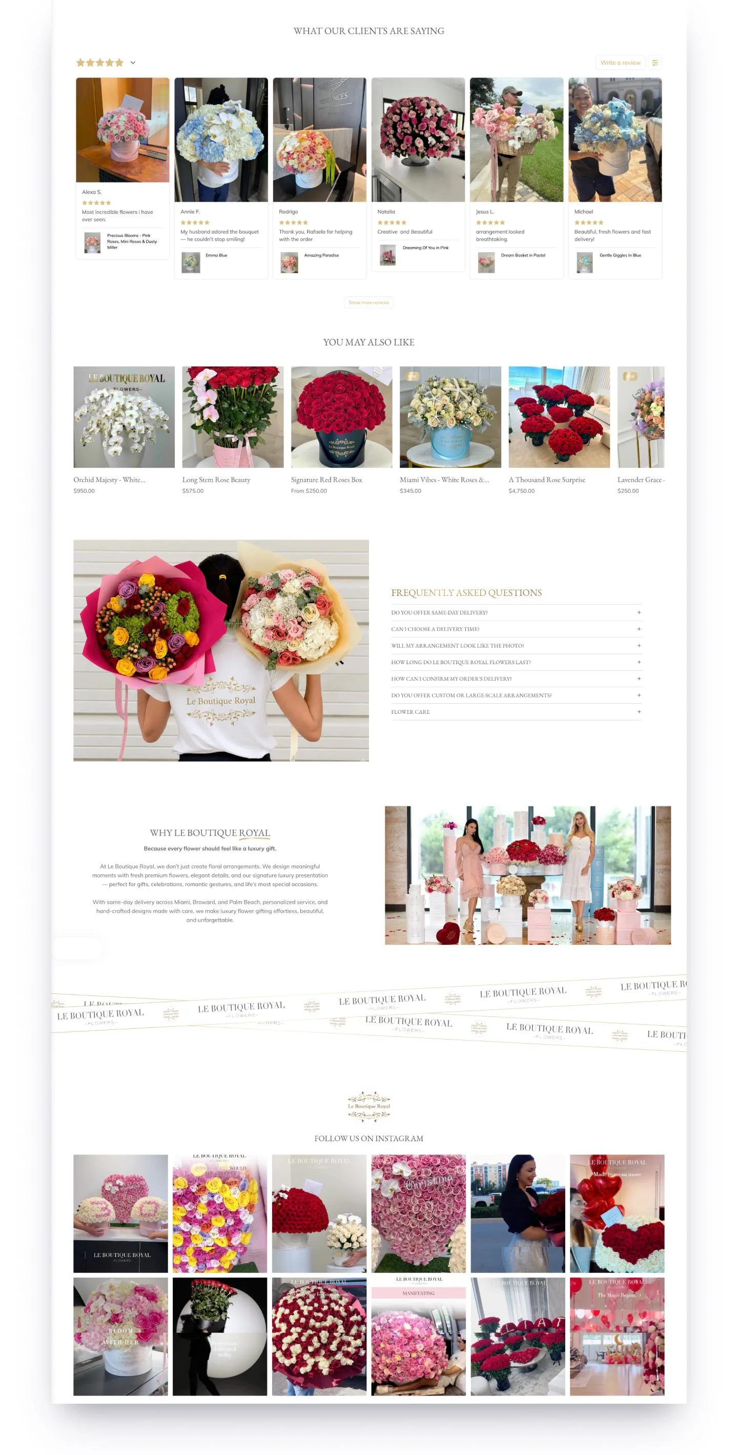 Le Boutique Royal project screen 7