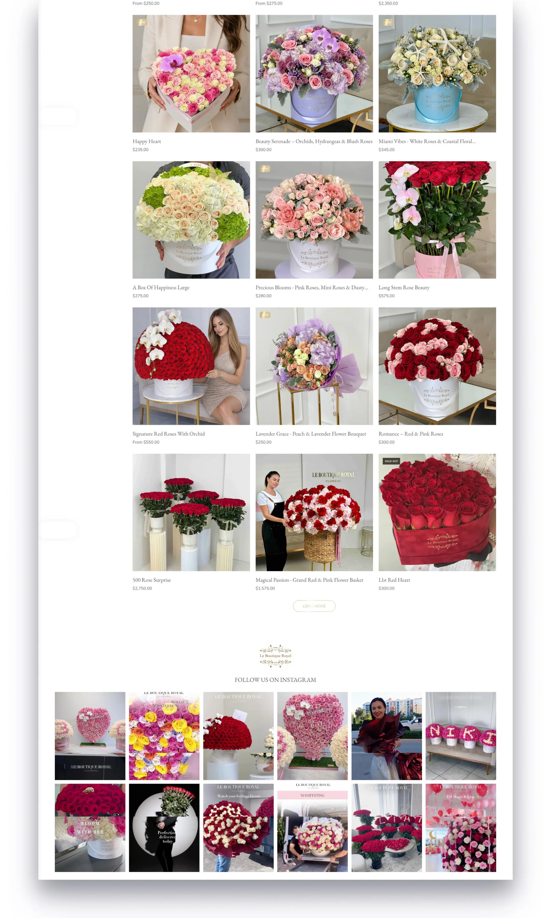 Le Boutique Royal project screen 10
