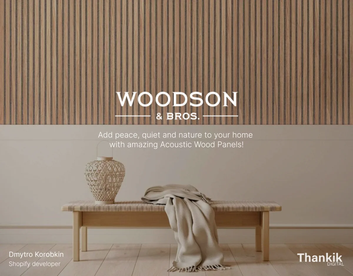 Woodson project cover